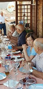 HOMMAGE A N.D. DE SANTA CRUZ A DALIAS DU 7 AU 10 JUIN 2019 (711) REPAS CHEZ ANGE AVANT LE DEPART 